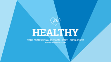 Health Consultant YouTube Channel Art Design