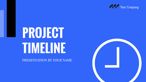 Modern Project Timeline Presentation Design