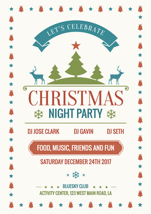 Party Christmas Flyer Design