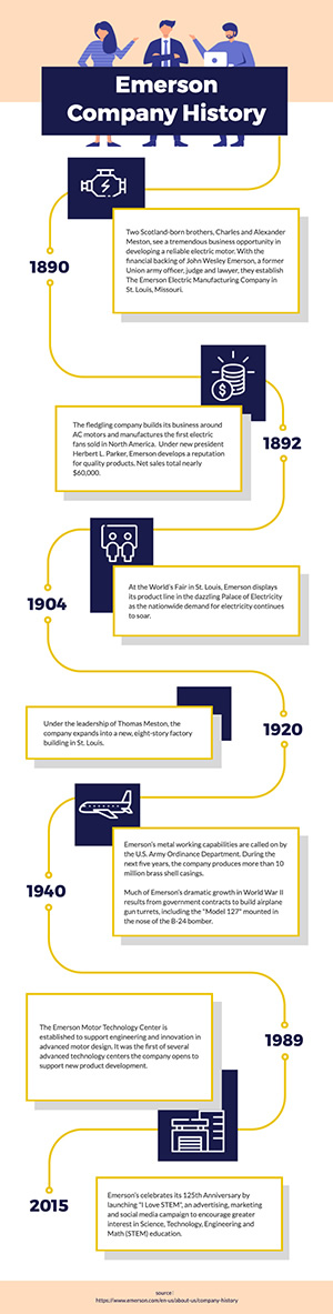 Company History Overview Infographic Design