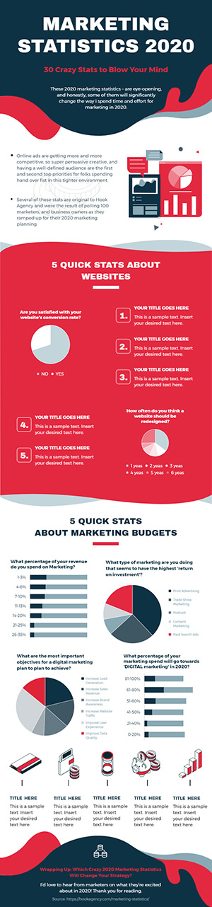 Content Marketing Statistics Infographic Design
