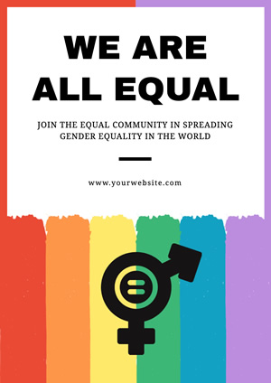 Gender Equality Initiative Poster Design