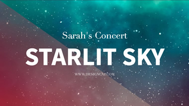 Starlit Sky YouTube Channel Art Design