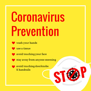 Coronavirus Prevention Instagram Post Instagram Post Design