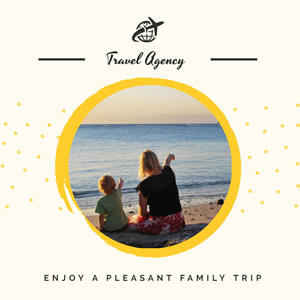 Family Trip Promo Instagram Post Design