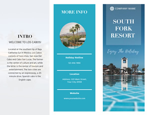 Resort Brochure Brochure Design