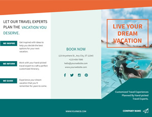 Vacation Travel Brochure Brochure Design