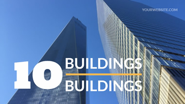 Highest Buildings YouTube Thumbnail Design