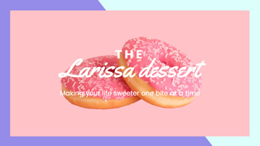 Sweet Dessert YouTube Channel Art Design