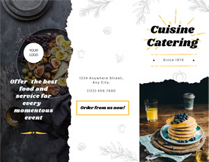 Catering Services Brochure Design