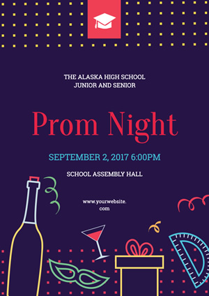 Prom Night Poster Design