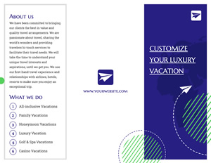 Luxury Travel Brochure Design