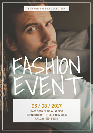 Fashion Event Poster Design