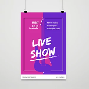 simple graphic design poster