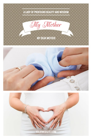 My Mom Pinterest Graphic Design