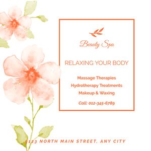 Beauty SPA Instagram Post Design