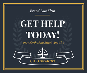 Law Firm Facebook Post Design