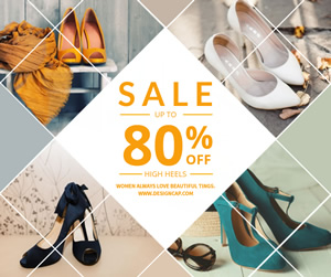 Heels Sale Facebook Post Design