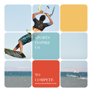 Sports Inspire Us Instagram Post Design