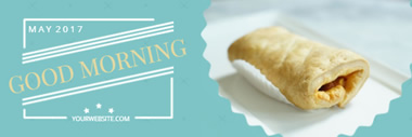 Good Morning Breakfast Header Email Header Design