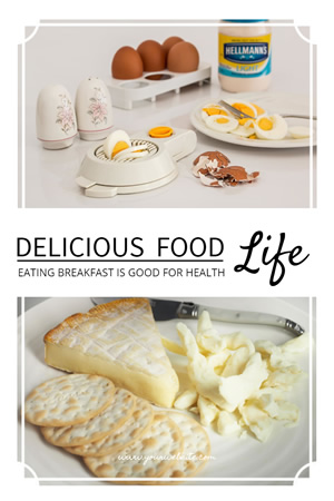 Delicious Food Pinterest Graphic Design