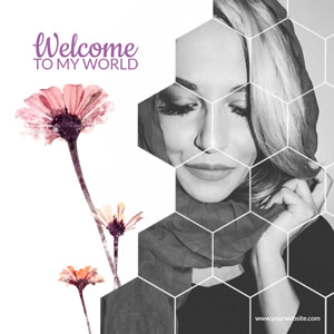 My World Instagram Post Design