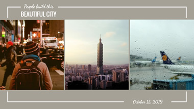 Beautiful City YouTube Channel Art Design