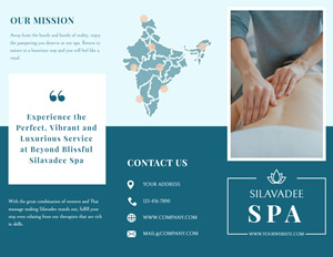 Spa Brochure Brochure Design