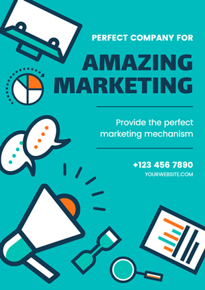 marketing poster template