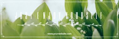 Green Leaf Email Header Email Header Design