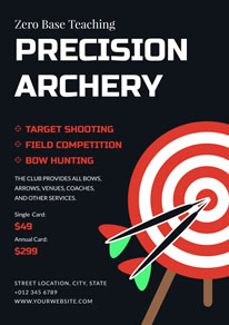 Free Archer Poster Designs | DesignCap Poster Maker