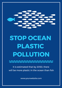 Free Plastic Pollution Poster Designs | DesignCap Poster Maker